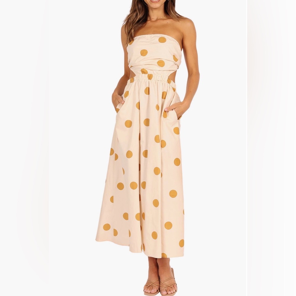 Petal and Pup strapless polka dot dress - size 6 NWT